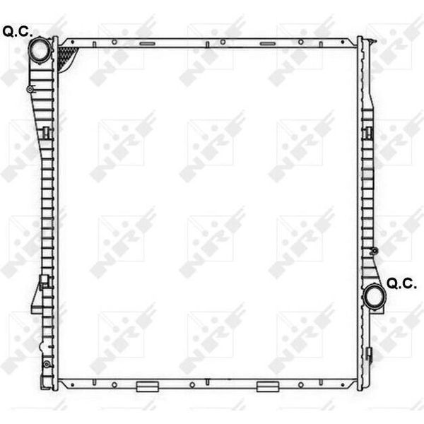 Nrf 53183 - Oe 1439102 Radiatore, Raffreddamento Motore Per X5 (E53)-image