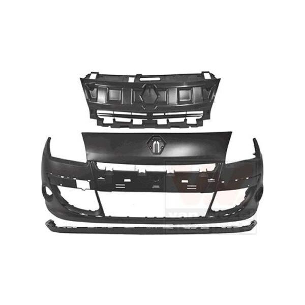 Van Wezel 4380574 - Paraurti Anteriore Oe 620222226R Per Grand Scenic Iii (Jz), Scenic Iii-image