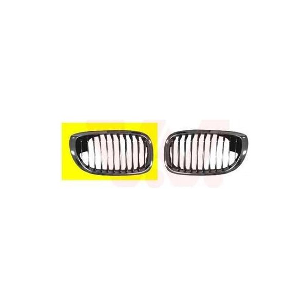 Van Wezel 0653518 - Griglia Radiatore Oe 5113 7064 318, Destra Per Serie 3 (E46)-image