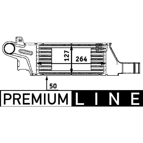Mahle Ci 57 000P - Intercooler Oe 09196705 Per Corsa C (X01), Combo Tour, Combo-image