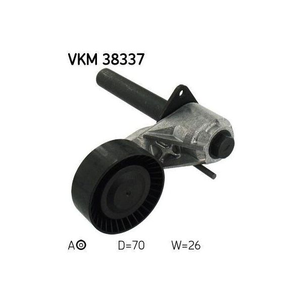 Skf Vkm 38337 - Oe 11 28 7 799 851 Puleggia Tenditore, Cinghia A V Per X5 (E70), X6 (E71)-image