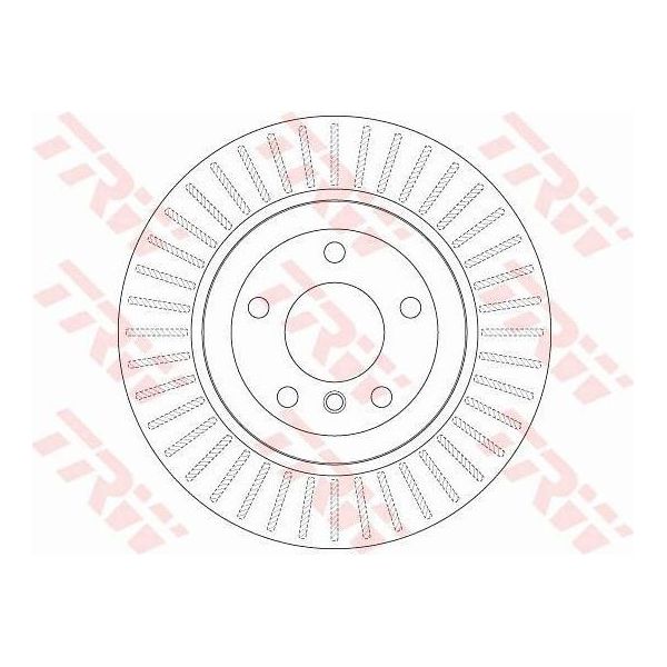 Trw DF6299 - Disco Freno Oe 6 763 345 Per Serie 5 (E60), Serie 5 (E61)-image