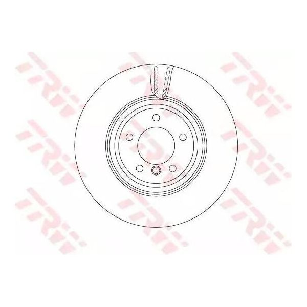Trw DF4775S - Disco Freno Oe 6 770 729 Per Serie 3 (E90), Serie 3 (E93), Serie 3 (E92), Serie 3 (E91), X1 (E84)-image