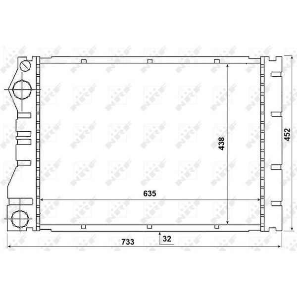 Nrf 53975 - Oe 6025312321 Radiatore, Raffreddamento Motore Per Avantime (DE0), Espace Iii (Je)-image