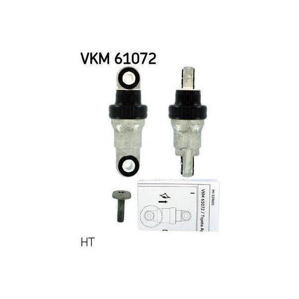Skf Vkm 61072 Rullo Tenditore, Cinghia Trapezoidale Dentata Oe 31179R0A005 Compatibile Con Civic, CR-V, Patrol, Terrano, Auris, Avensis, Celica, Corolla, Mr 2, Rav 4-image