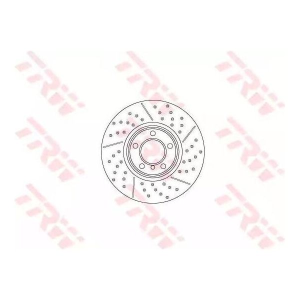 Disco Freno Trw DF6604S Oe 34116797602 Compatibile Con Serie 1 F20, Serie 1 F21, Serie 2 F23, Serie 2 F22, Serie 3 F30, Serie 3 F34, Serie 3 F31, Serie 4 F33, Serie 4 F32, Serie 4 F36-image