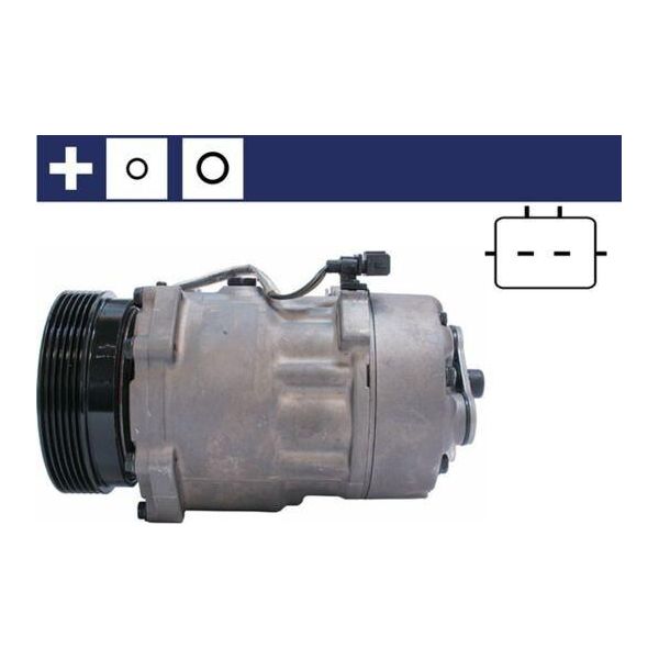 Mahle Acp 1022 000S - Compressore Aria Condizionata Oe 7M0820803M Per Alhambra (7V), Sharan (7M)-image