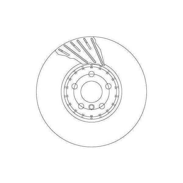 Disco Freno Trw DF6891S Oe 34116860912 Compatibile Con Serie 3 G20, Serie 3 G21, Serie 4 G23, Serie 4 G22, Serie 5 G30, Serie 5 G31, Serie 6 G32, Serie 7 G11, Serie 8 F91, Serie 8 F92, 8 F93, Ix, X3, X4, X5, Z4 G29-image