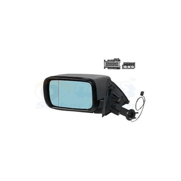 Van Wezel 0639809 Specchietto Esterno Specchietto Laterale Sinistro Per Bmw 5 Berlina (E39) Asferico Riscaldato Primerizzato-image