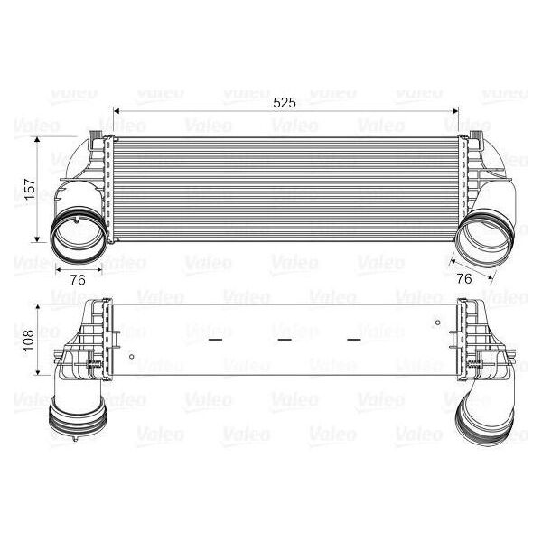 Valeo 818562 - Intercooler Oe 17 51 7 533 475 Per X5 (E70), X5 (F15, F85), X6 (E71), X6 (F16)-image