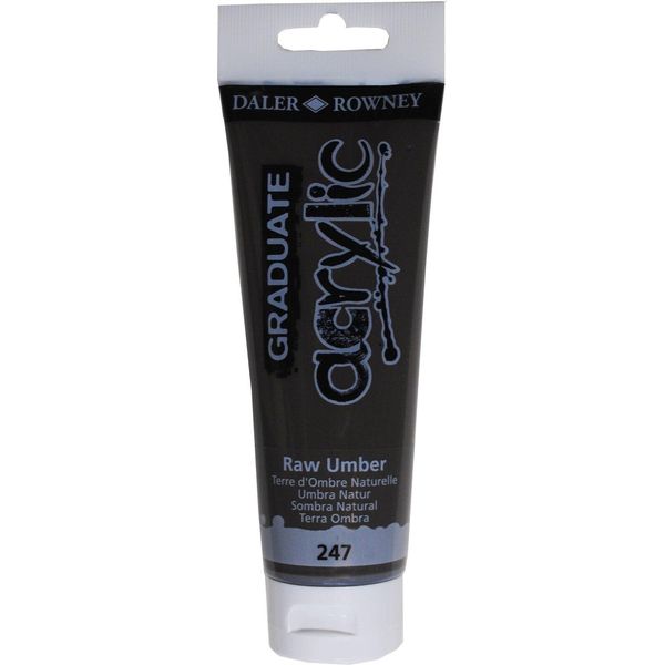 Daler Rowney Graduate Acrylfarbe, 120 Ml, Umbra Natur-image