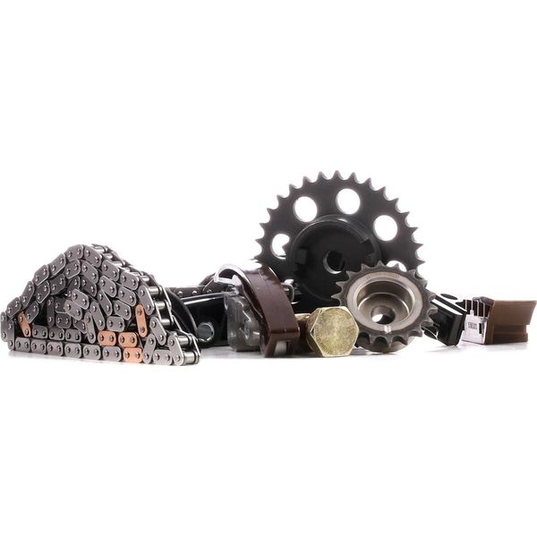 Ridex 1389T0253 - Kit Catena Di Distribuzione Oe 021109465B Per A3 (8P), Tt (8J), Tt (8N), Alhambra (7V), Toledo Ii (1M2), Bora (1J), Eos (1F), Golf Iv (1J), Golf V (1K), T5, New Beetle, Passat (3B), Phaeton (3D), Sharan (7M), Touareg (7L), T4-image