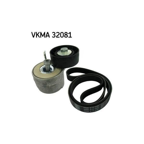 Skf Vkma 32081 - Oe 46819146 Keilrippenriemensensatz FüR 500 (312), Doblo, Idea, Palio, Panda, Punto, Siena, Strada, Ka (RU8)-image