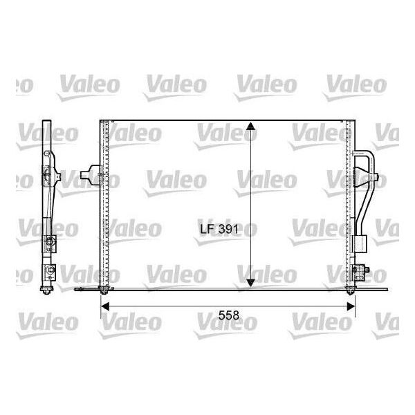 Valeo 817232 - Condensatore Aria Condizionata Oe 1022553 Per Cougar, Mondeo Ii-image