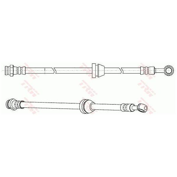 Trw PHD947 - Tubo Freno Oe 96534545 Per Aveo (T200), Aveo (T250, T255)-image