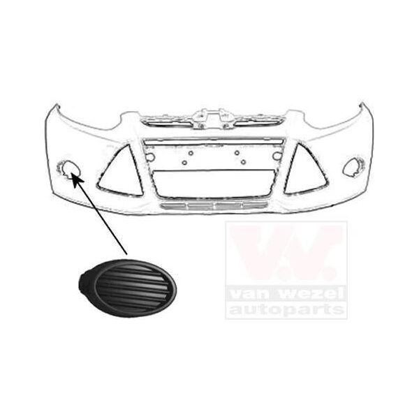Van Wezel 1945596 - Oe 1694677 Fascia Paraurti Anteriore, Destra Per Focus Iii-image