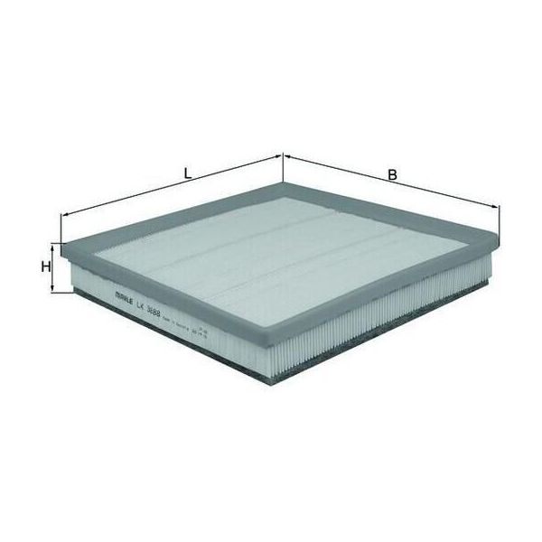 Mahle Lx 3888 - Filtro Aria Oe 13272720 Per Cruze (J300), Cruze (J305), Cruze (J308), Orlando (J309), Zafira Tourer C, Astra J-image