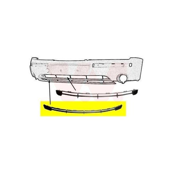 Van Wezel 1828599 - Oe 1127054 Griglia Di Ventilazione Anteriore Per Mondeo Iii-image