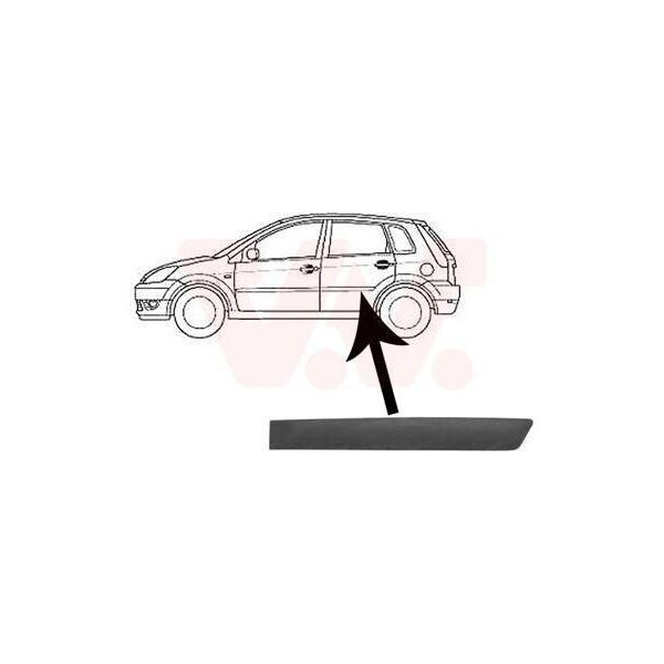 Van Wezel Modanatura Per Porta Posteriore Sinistra Modanatura Per Ford Fiesta Mk5 Hatchback (JH1, JD1, JH3, JD3) 1806425-image