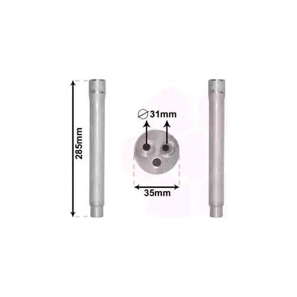 Van Wezel 1800D599 - Essiccatore Aria Condizionata Oe 1851881 Per C-Max, Focus Iii, Grand C-Max, Kuga Ii-image
