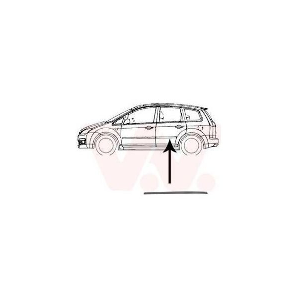 Van Wezel 1863425 - Oe 1224539 Modanatura Posteriore Sinistra Per C-Max, Focus C-Max (DM2), Focus Ii-image
