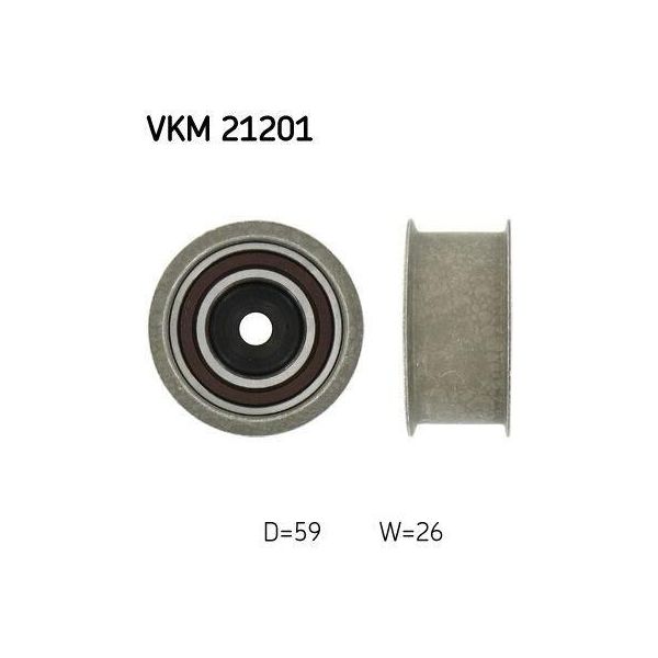 Skf Vkm 21201 - Oe 078 109 244 G Puleggia Folle, Cinghia Di Distribuzione Per A4 (8D), A6 (4A), A8 (4D)-image