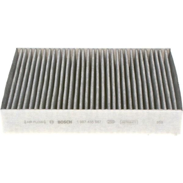 Bosch 1 987 435 567 - Oe 9P1819631 Filtro Aria Abitacolo Per 718 (982), 911 (991), 911 (992), Boxster (981), Cayman (981)-image