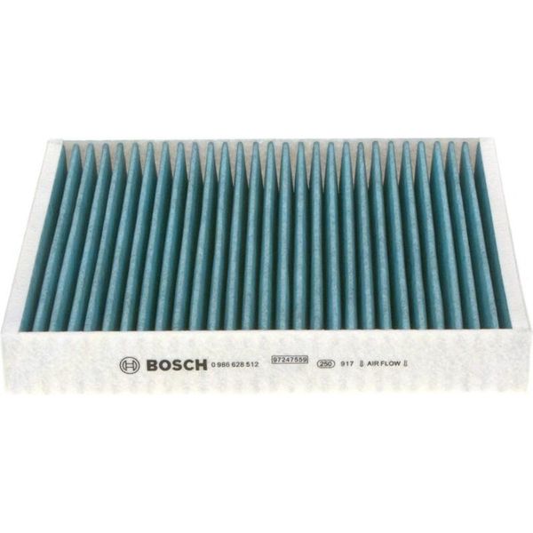 Bosch 0 986 628 512 Filtro Aria Abitacolo Oe 13271190 Compatibile Con Aveo, Cruze, Malibu, Orlando, Spark, Trax, Volt, Ampera, Astra J, Cascada, Insignia, Karl, Meriva, Mokka, Zafira-image