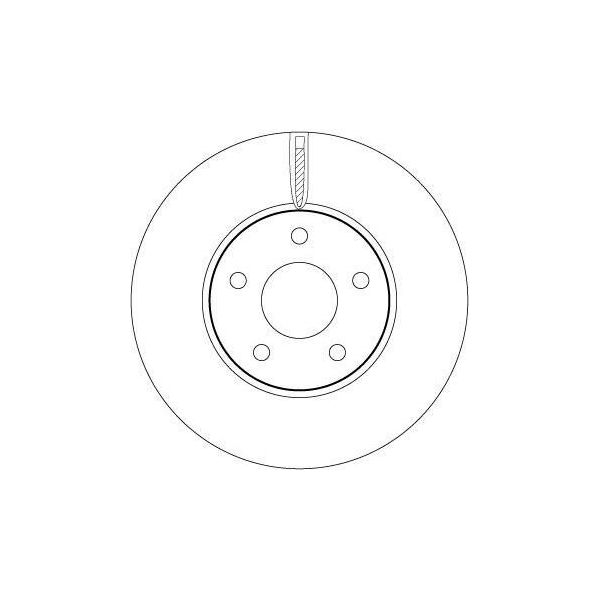 Trw DF6975 - Disco Freno Oe 2305503 Per Focus Iv-image