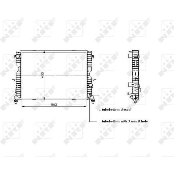 Nrf 509729 - Oe PCC000640 Radiatore, Raffreddamento Motore Per Discovery Ii (L318)-image