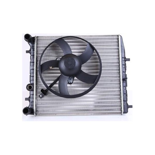 Nissens 64103 Radiatore Motore Oe 6Q0121201BT Compatibile Con Polo 6R, Polo 9N, Fox, Roomster, Rapid, Fabia, Toledo, Ibiza, Cordoba-image