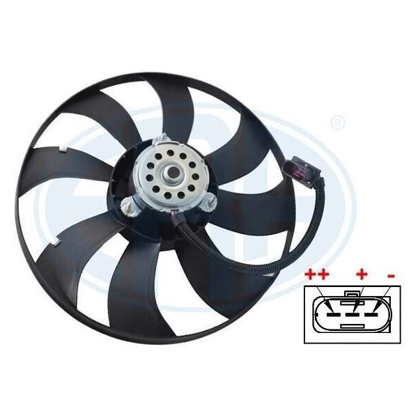 Era 352038 - Ventola Radiatore Oe 6Q0 959 455 N Per Cordoba (6L), Ibiza (6L), Ibiza (6J, 6P), Fabia I (6Y), Fabia Ii (54), Roomster (5J), Fox (5Z), Polo (6N)-image