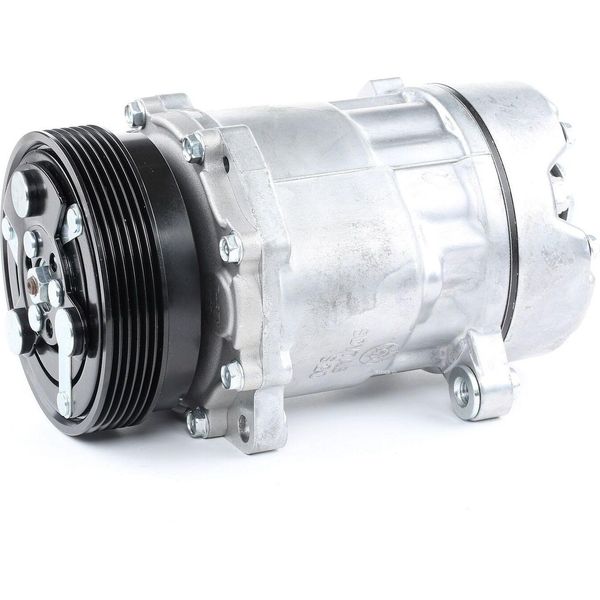 Ridex 447K0108 - Compressore Aria Condizionata Oe 21000018 Per Galaxy (Wgr), Alhambra (7V), Cordoba (6K), Cordoba (6L), Ibiza (6K), Toledo Ii (1M2), Toledo I (1L2), Inca (6K), Vento (1H), Sharan (7M), Polo (6V), Passat (35I), Golf Iii (1H), Golf Cabriolet (1E), Caddy Ii (9K)-image