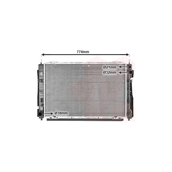 Van Wezel 18002346 - Oe 4106727 Radiatore, Raffreddamento Motore Per Maverick-image