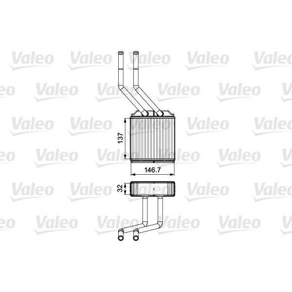 Valeo 811520 - Oe 4041957 Scambiatore Di Calore, Riscaldatore Per Transit, Transit Tourneo-image
