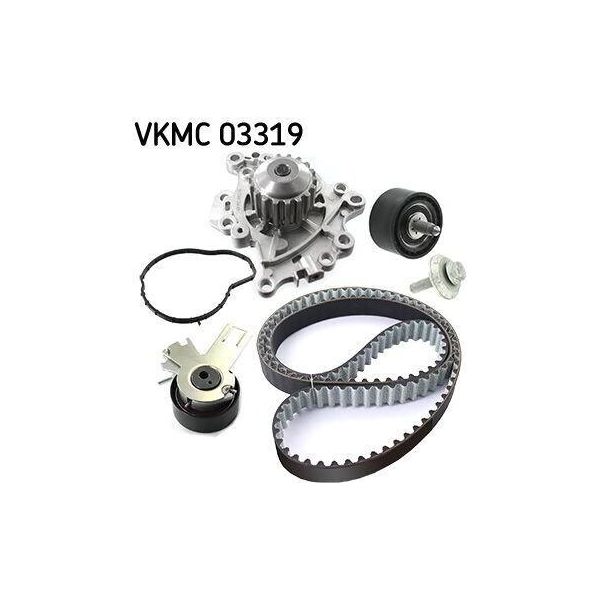 Skf Vkmc 03319 Pompa Dell'acqua + Kit Cinghia Dentata Oe 1628925780 Compatibile Con Proace, Expert, Partner, Rifter, Traveller, 208, 3008, 301, 308, 5008, 508, Berlingo, C-Elysee, C3, C4, C5, Jumpy, Spacetourer, Ecosport, Focus, Kuga, Puma, Tourneo, Transit, Combo, Corsa F, Crossland X, Grandland, Vivaro, Zafira, 2008-image