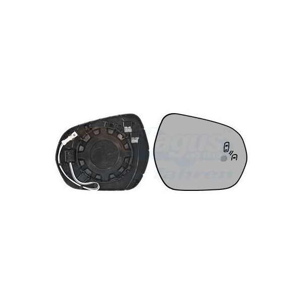Van Wezel Specchio Retrovisore Esterno Destro Per Ford Fiesta Mk7 Hatchback Convesso Riscaldabile 1809838-image