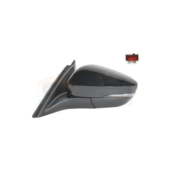 Van Wezel 1949807 Specchietto Retrovisore Esterno Sinistro Per Ford Focus Mk4 Turnier (Hp) Convesso Riscaldato Con Primer-image