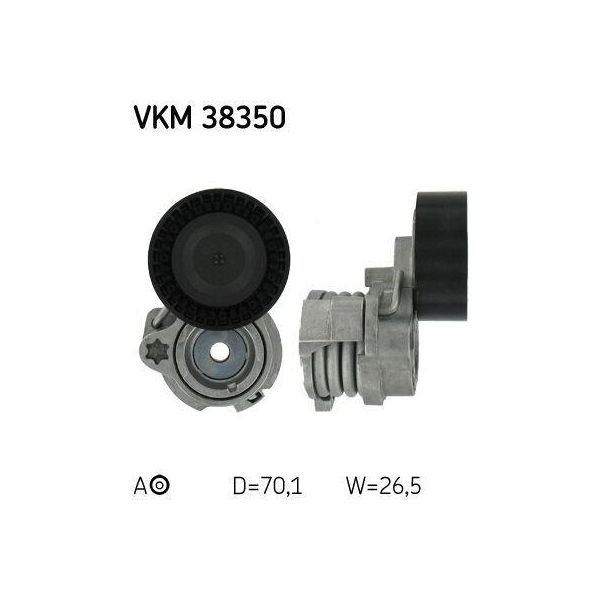 Skf Vkm 38350 - Oe 11 28 0 415 304 Spannrolle, Keilrippenriemen FüR 5Er (E60), 5Er (E61), 6Er (E63), 6Er (E64), 7Er (E65), X5 (E53)-image