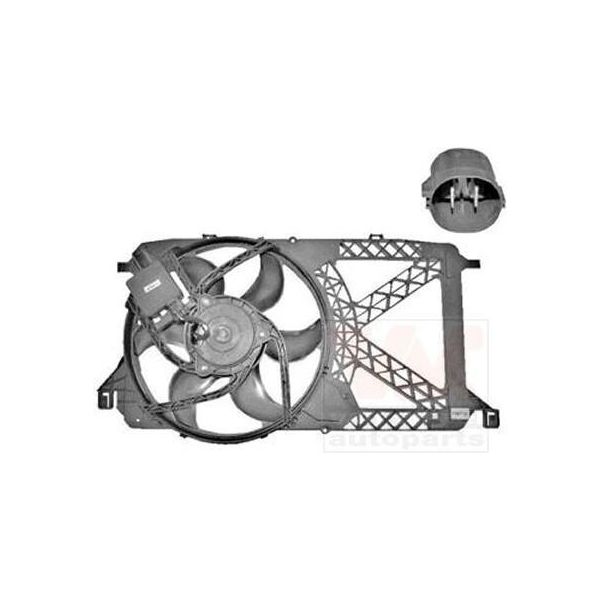 Van Wezel 1985746 - Ventola Del Radiatore Oe 1370891 Per Transit, Transit Tourneo-image