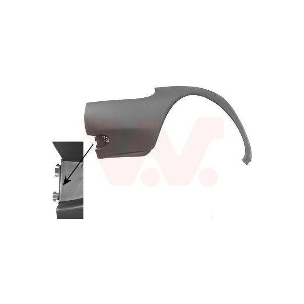 Van Wezel 1865563 - Oe 1072118 Paraurti, Anteriore Sinistro Per Ka (Rb)-image