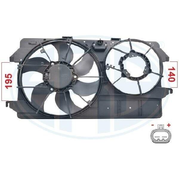 Era 352124 - Oe 1439619 KüHlerlüFter Per Tourneo Connect, Transit Connect-image