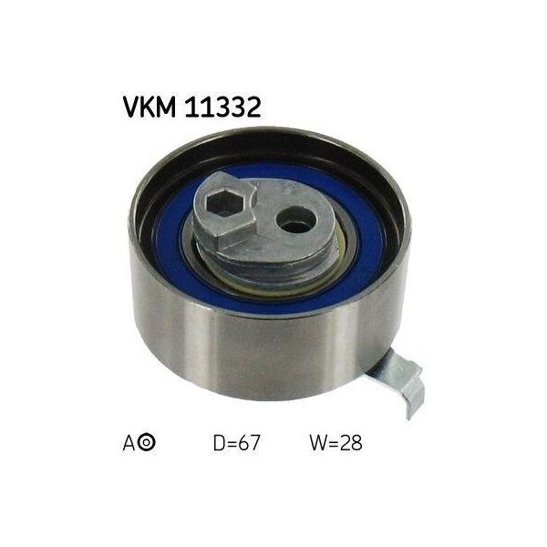 Skf Vkm 11332 Tendicinghia, Cinghia Dentata Oe 059109243P Compatibile Con A4 8K, A4 8E, A4 8H, A5 8T, A5 8F, A6 4F, A8 4E, A8 4H, Q5, Q7, Phaeton, Touareg-image