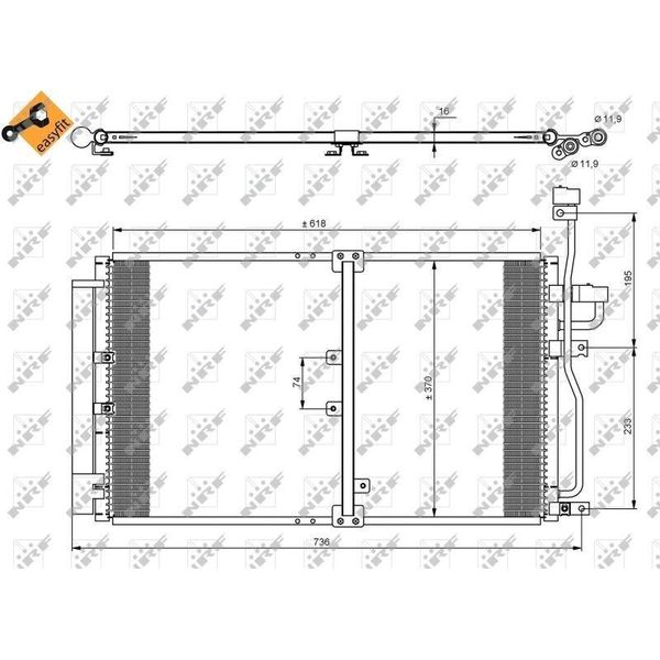 Nrf 35797 - Oe 20759647 Klimakondensator Mit Trockner FüR Captiva, Antara (L07)-image