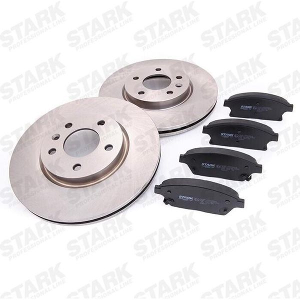 Stark SKBK-1090074 - Bremsscheiben E -BeläGe Oe 13412809 Per Cruze (J300), Cruze (J305), Cruze (J308), Orlando (J309), Ampera (R12), Astra (A04), Astra J, Zafira Tourer C-image