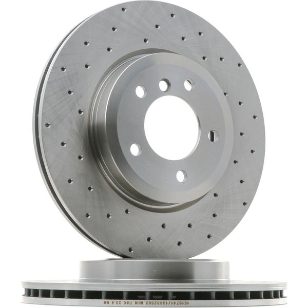 Ridex 82B1281 - Oe 3410 1 166 071 Disco Freno, Asse Anteriore Per Serie 3 (E46), Z4 (E86), Z4 (E85)-image