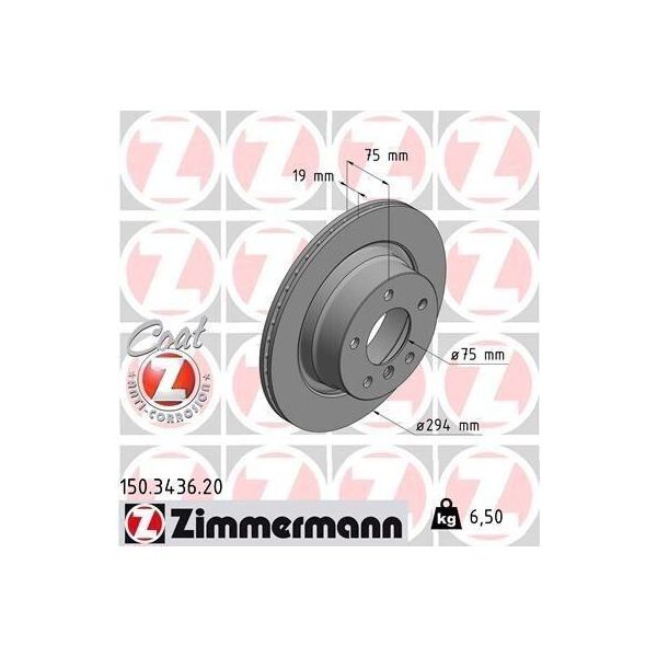 Zimmermann 150.3436.20 - Disco Freno Per Z4 (E86), Z4 (E85)-image