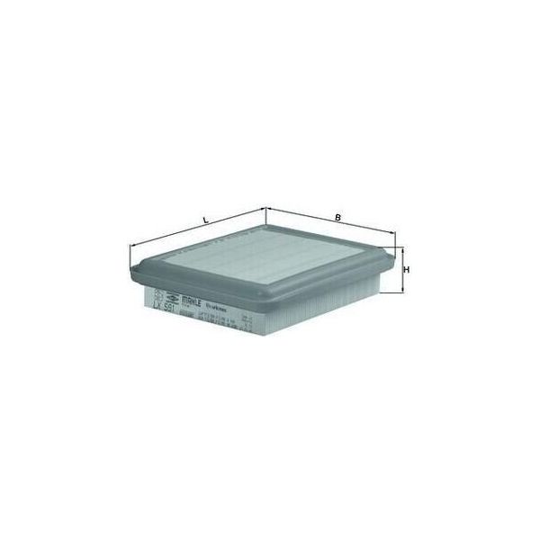 Mahle Lx 591 - Filtro Aria Oe MB906051 Per Sebring (F), Xedos 9 (Ta)-image