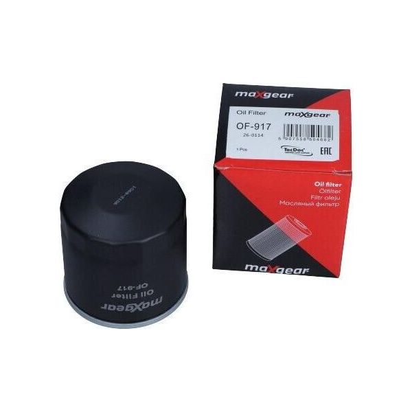 Maxgear 26-0114 - Filtro Olio Oe 1012010 01 Per Aveo (T200), Aveo (T250, T255), Matiz (M200, M250), Spark (M200, M250), Pixo (UA0), Agila B-image