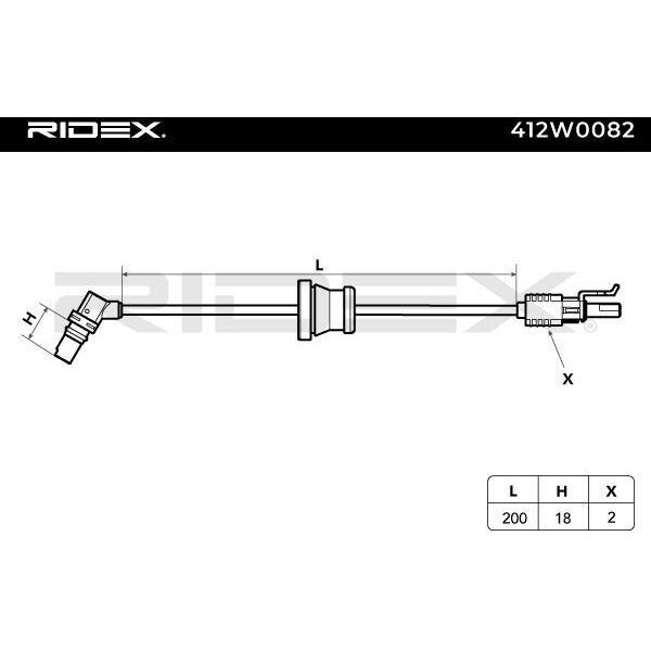 Ridex 412W0082 - Sensore Abs Oe 96626080 Per Captiva, Antara (L07)-image